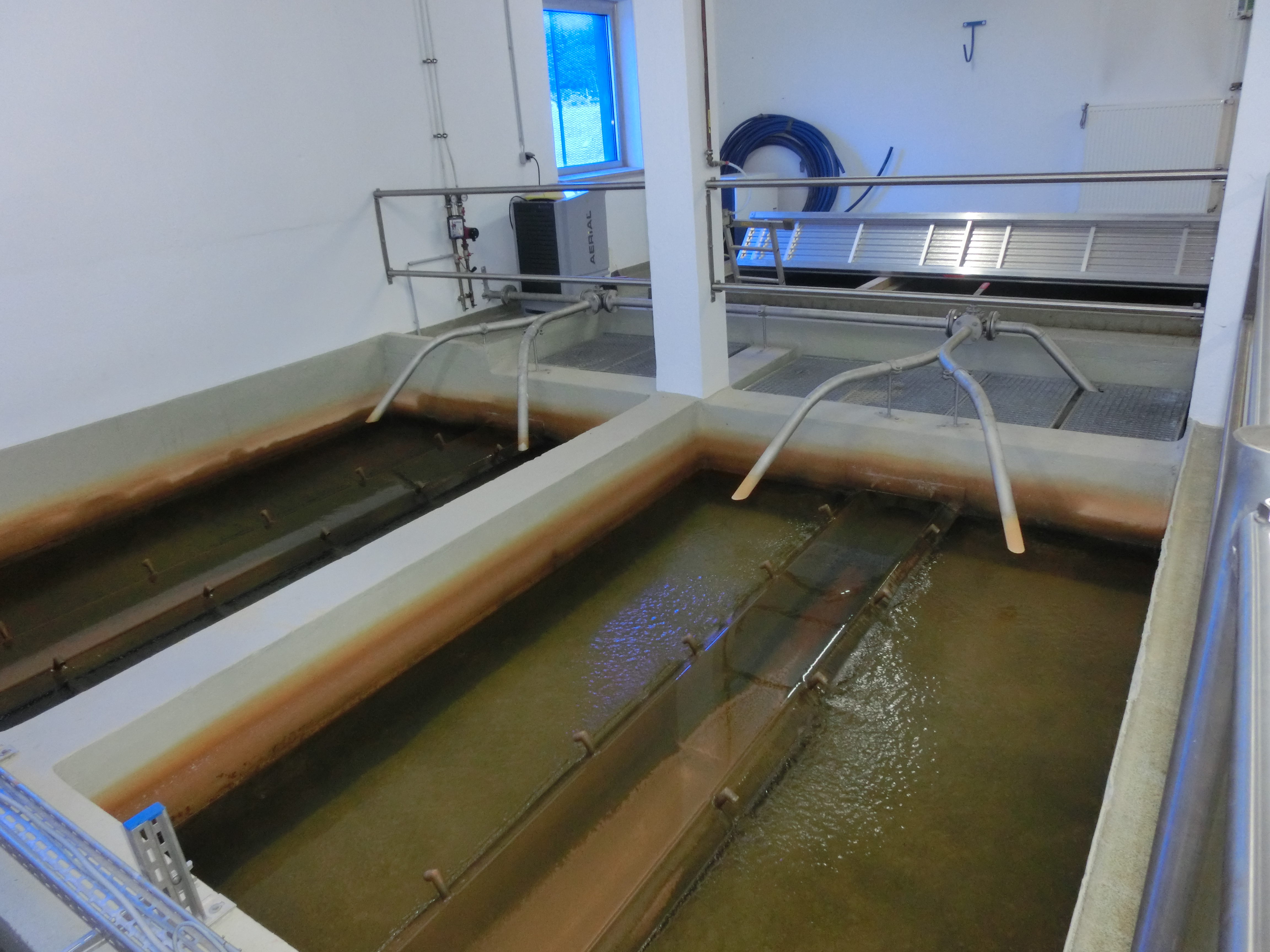 Blick in die Aufbereitungsanlage